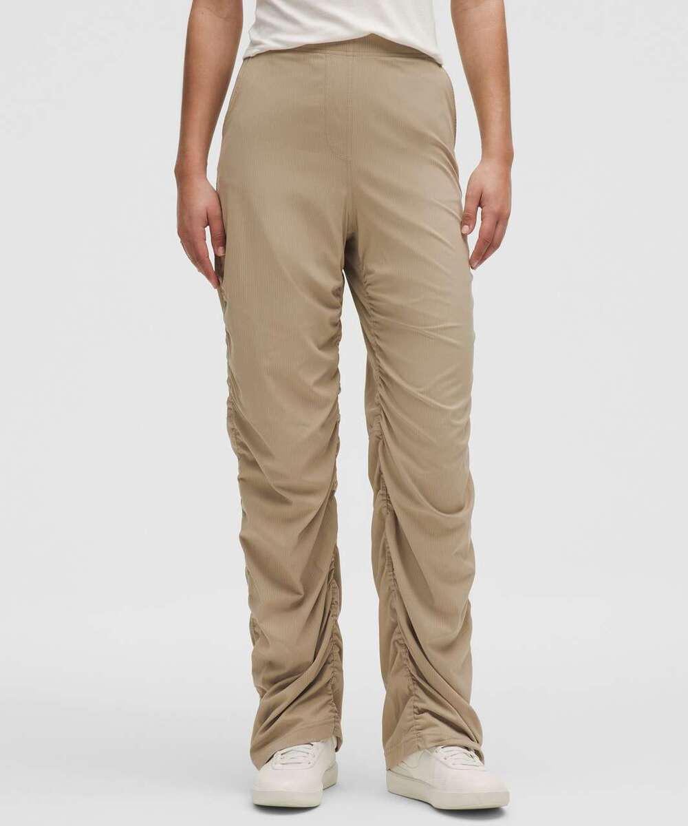 Lululemon Dance Studio Slim-Fit High-Rise Flared Pant Sheer Oak SZ XXS